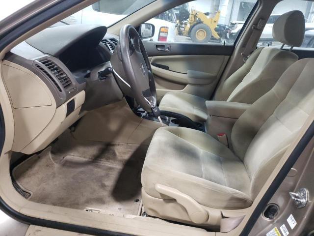 3HGCM56437G707366 - 2007 HONDA ACCORD LX GOLD photo 7