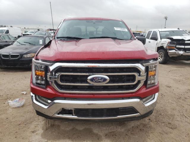 1FTEW1CP0NKD38397 - 2022 FORD F150 SUPERCREW RED photo 5