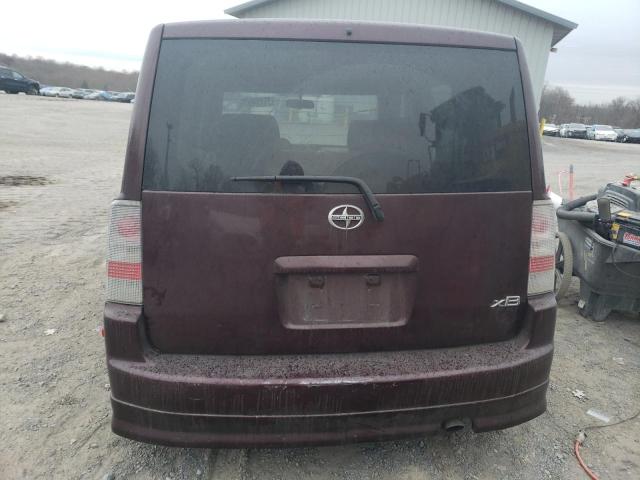 JTLKT324050192842 - 2005 TOYOTA SCION XB BURGUNDY photo 6