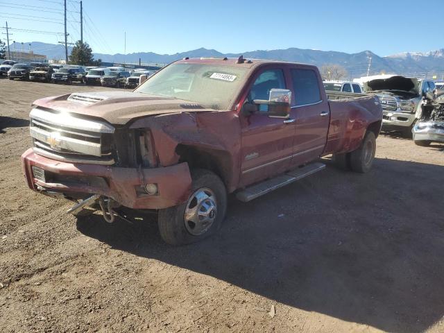 1GC4KYEYXKF257000 - 2019 CHEVROLET SILVERADO K3500 HIGH COUNTRY RED photo 1