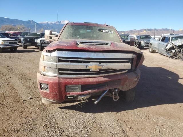 1GC4KYEYXKF257000 - 2019 CHEVROLET SILVERADO K3500 HIGH COUNTRY RED photo 5