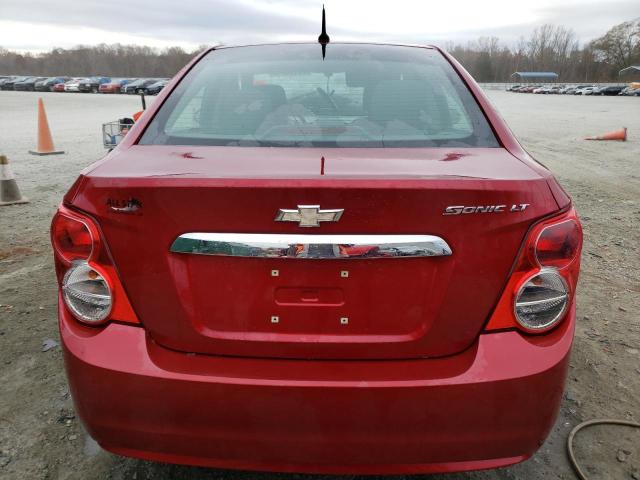 1G1JC5SH4E4206488 - 2014 CHEVROLET SONIC LT BURGUNDY photo 6