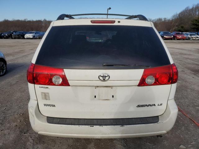 5TDZA23C66S466172 - 2006 TOYOTA SIENNA CE WHITE photo 6