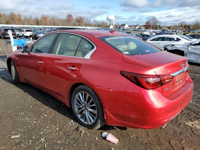 JN1EV7BR7PM541290 - 2023 INFINITI Q50 LUXE RED photo 2