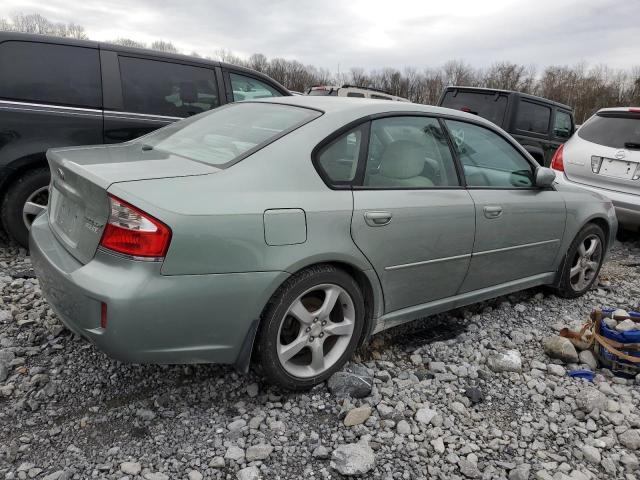 4S3BL616297224297 - 2009 SUBARU LEGACY 2.5I GREEN photo 3