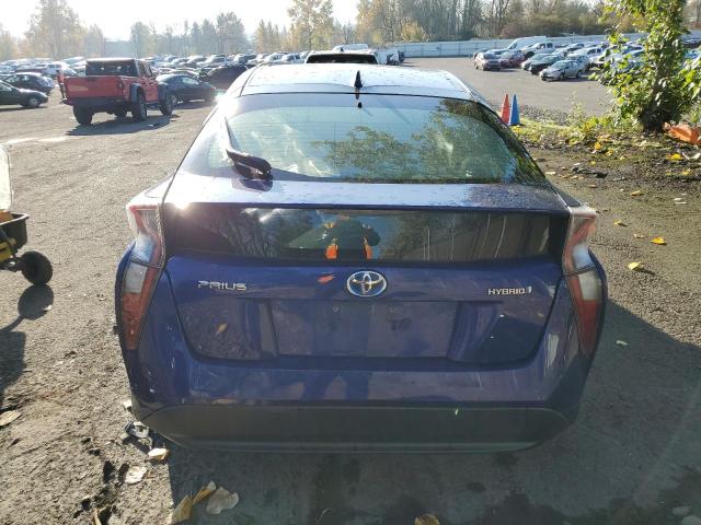 JTDKBRFUXG3511077 - 2016 TOYOTA PRIUS BLUE photo 6