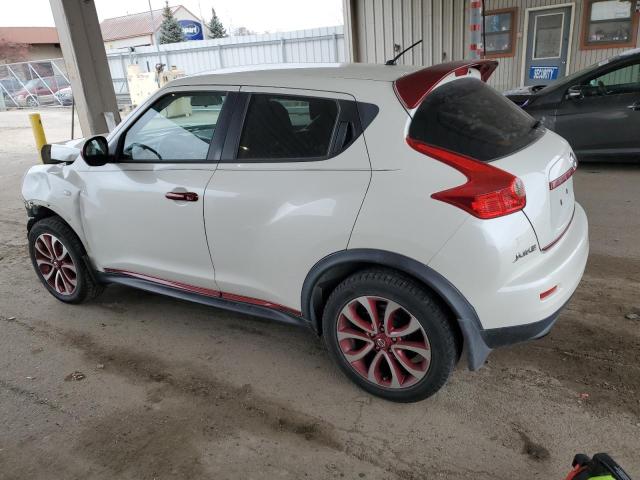 JN8AF5MV4ET483671 - 2014 NISSAN JUKE S WHITE photo 2