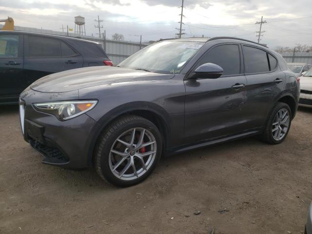 ZASFAKPN6J7C04001 - 2018 ALFA ROMEO STELVIO SPORT رمادي صورة 1
