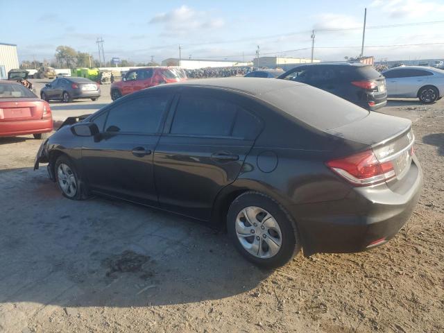 2HGFB2F53EH538148 - 2014 HONDA CIVIC LX GRAY photo 2