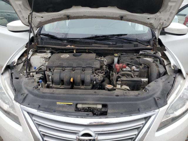 3N1AB7AP4EY316889 - 2014 NISSAN SENTRA S WHITE photo 11