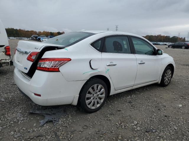 3N1AB7AP4EY316889 - 2014 NISSAN SENTRA S WHITE photo 3