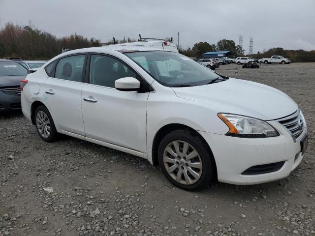 3N1AB7AP4EY316889 - 2014 NISSAN SENTRA S WHITE photo 4