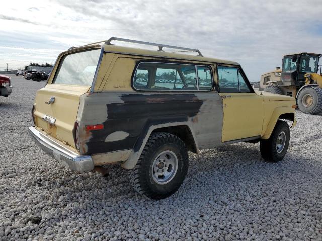 J9M17NN143297 - 1979 JEEP CHEROKEE S YELLOW photo 3