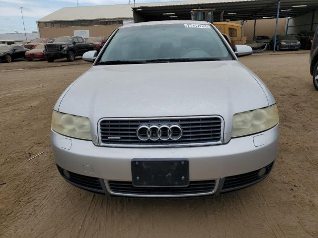 WAULC68E72A304847 - 2002 AUDI A4 1.8T QUATTRO SILVER photo 5