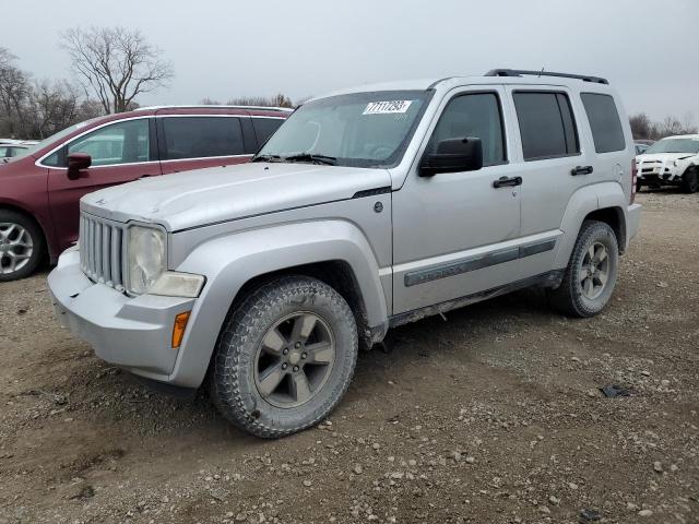 1J8GN28K78W253383 - 2008 JEEP LIBERTY SPORT SILVER photo 1