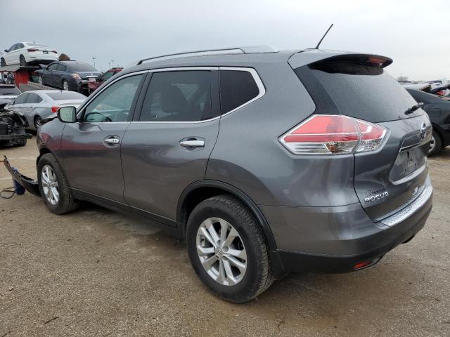 KNMAT2MV8GP733010 - 2016 NISSAN ROGUE S GRAY photo 2