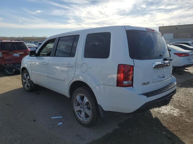 5FNYF4H60CB008932 - 2012 HONDA PILOT EXL WHITE photo 2