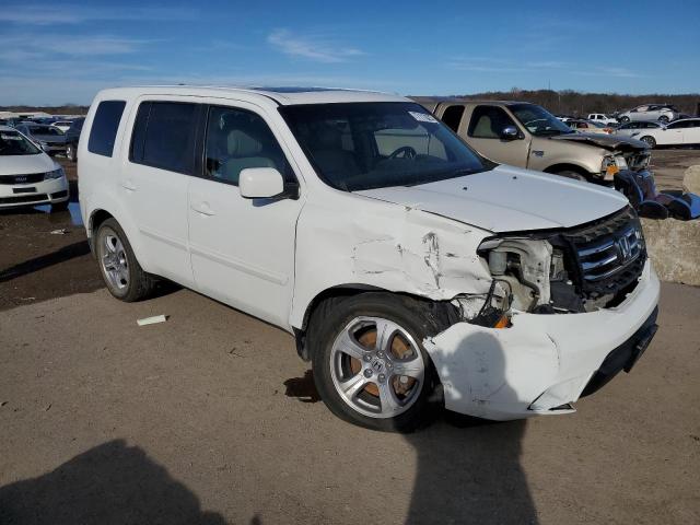 5FNYF4H60CB008932 - 2012 HONDA PILOT EXL WHITE photo 4