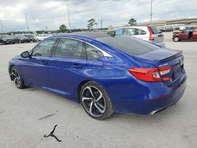 1HGCV2F30JA018880 - 2018 HONDA ACCORD SPORT BLUE photo 2