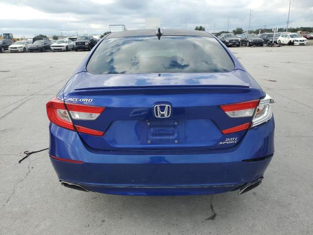 1HGCV2F30JA018880 - 2018 HONDA ACCORD SPORT BLUE photo 6