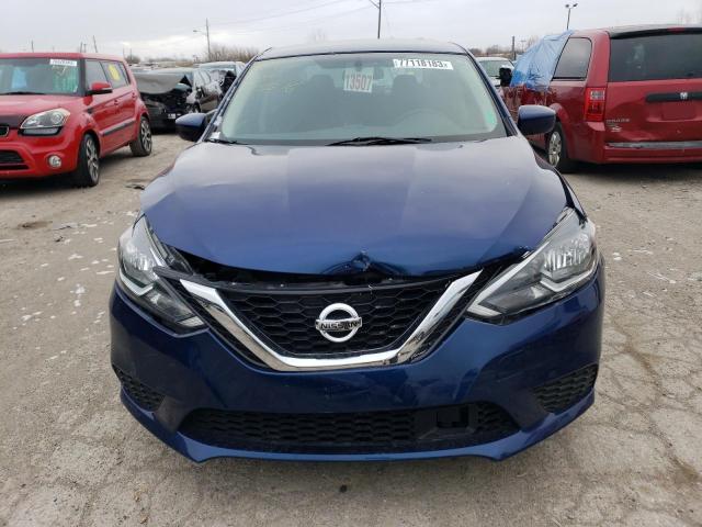 3N1AB7AP7KY275816 - 2019 NISSAN SENTRA S BLUE photo 5