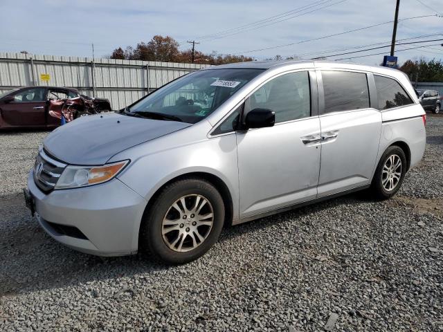 5FNRL5H66CB030789 - 2012 HONDA ODYSSEY EXL SILVER photo 1