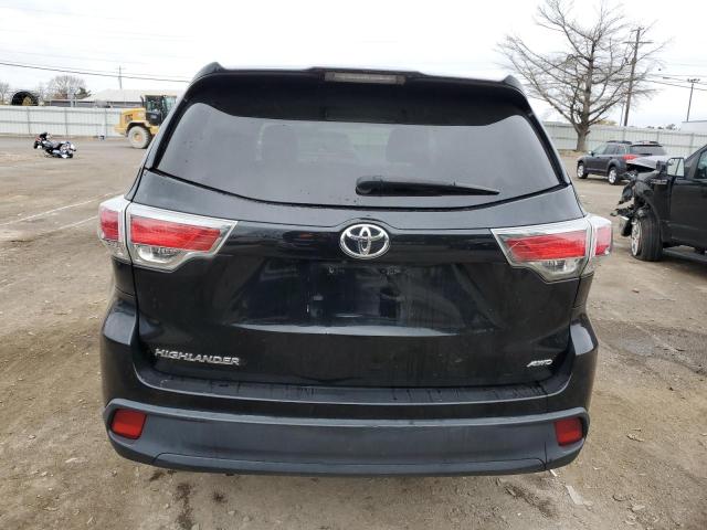 5TDBKRFHXGS329221 - 2016 TOYOTA HIGHLANDER LE BLACK photo 6