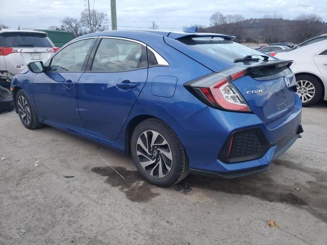 SHHFK7H2XHU212760 - 2017 HONDA CIVIC LX BLUE photo 2