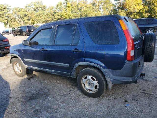 JHLRD68524C018764 - 2004 HONDA CR-V LX BLUE photo 2