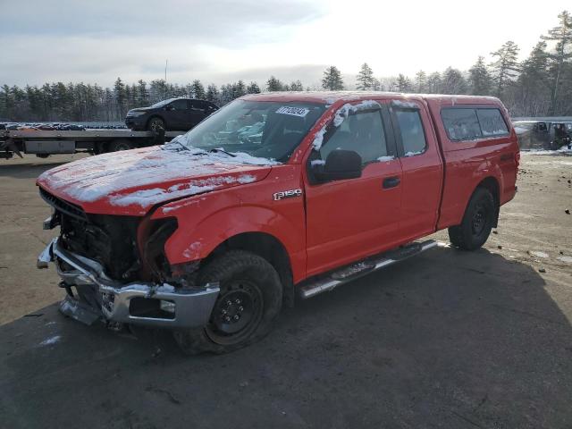 1FTEX1EB2KKE55442 - 2019 FORD F150 SUPER CAB RED photo 1