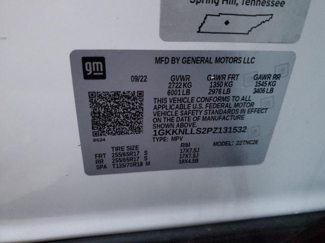 1GKKNLLS2PZ131532 - 2023 GMC ACADIA AT4 WHITE photo 14