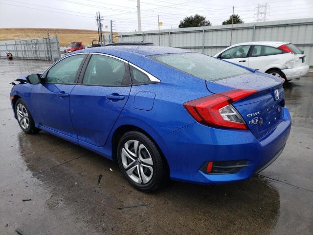 19XFC2F55HE075036 - 2017 HONDA CIVIC LX BLUE photo 2