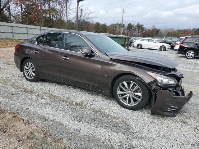 JN1BV7AP9FM343098 - 2015 INFINITI Q50 BASE BROWN photo 4