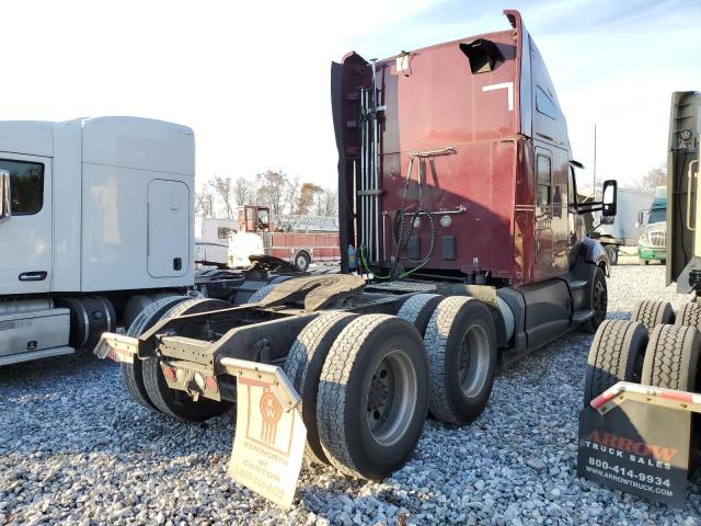 1XKYDP9X1FJ448917 - 2015 KENWORTH CONSTRUCTI T680 BURGUNDY photo 4