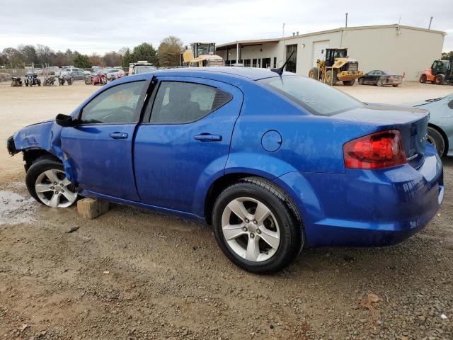 1C3CDZAG9DN748440 - 2013 DODGE AVENGER SE BLUE photo 2