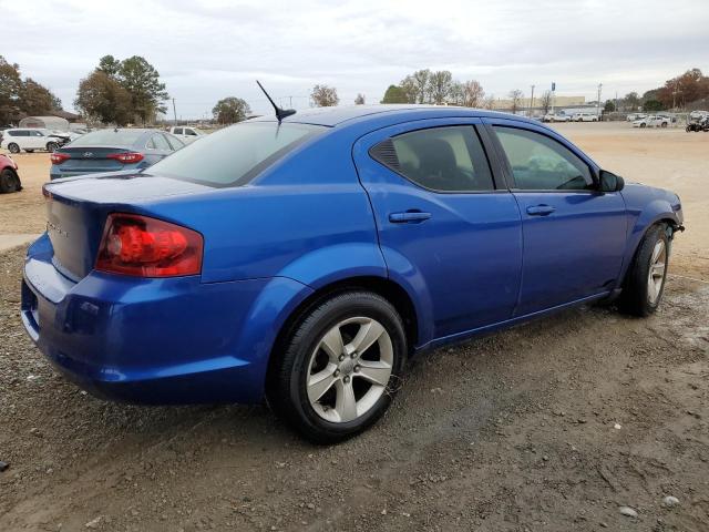 1C3CDZAG9DN748440 - 2013 DODGE AVENGER SE BLUE photo 3