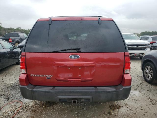 1FMPU15L24LA18205 - 2004 FORD EXPEDITION XLT RED photo 6