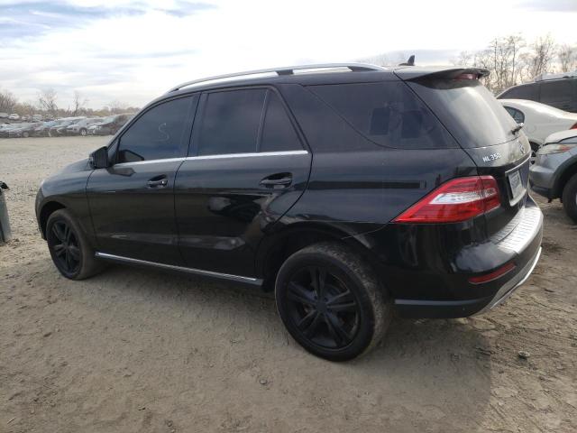 4JGDA5HB9FA551379 - 2015 MERCEDES-BENZ ML 350 4MATIC BLACK photo 2