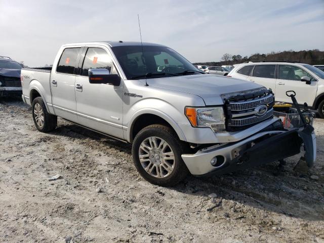 1FTFW1ET4CFA65386 - 2012 FORD F150 SUPERCREW SILVER photo 4