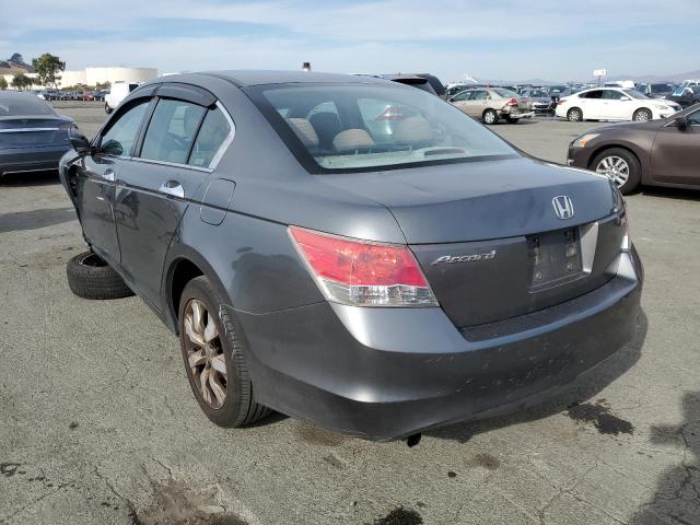 1HGCP36739A024686 - 2009 HONDA ACCORD EX GRAY photo 2