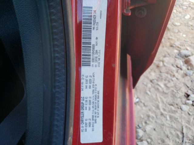 1B3BD1FG6BN508889 - 2011 DODGE AVENGER MAINSTREET RED photo 12