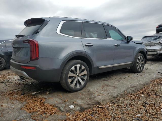 5XYP6DHC4NG248255 - 2022 KIA TELLURIDE S BLUE photo 3