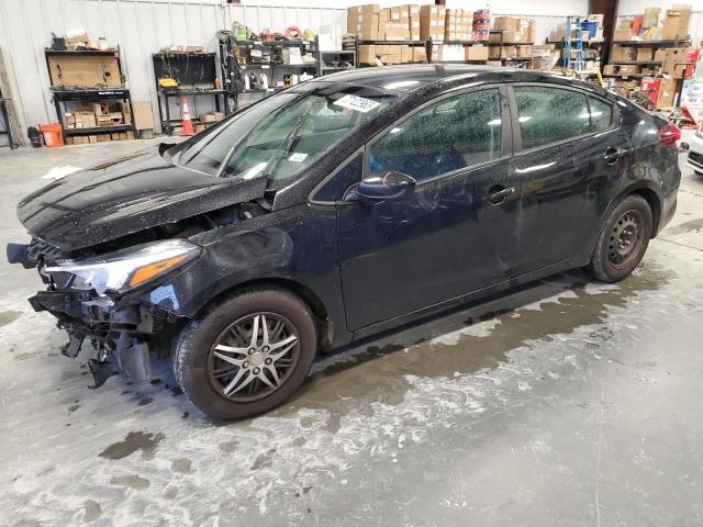 3KPFK4A72HE069170 - 2017 KIA FORTE LX BLACK photo 1