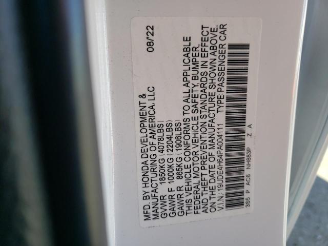 19UDE4H64PA004111 - 2023 ACURA INTEGRA A-SPEC TECH WHITE photo 13