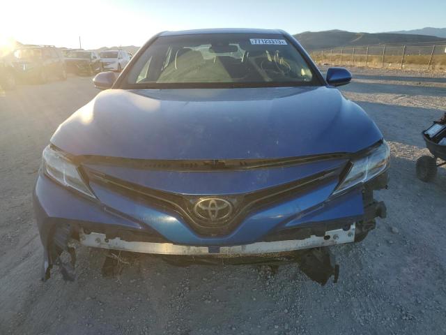 4T1B11HK2KU266709 - 2019 TOYOTA CAMRY L BLUE photo 5