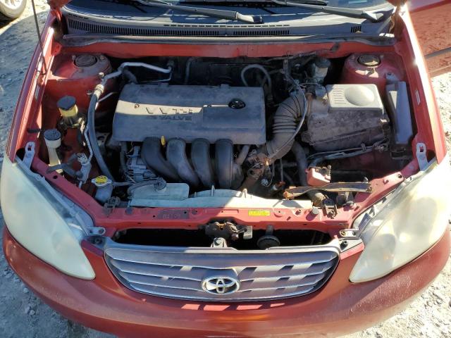 2T1BR32E74C283372 - 2004 TOYOTA COROLLA CE RED photo 11