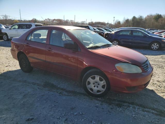 2T1BR32E74C283372 - 2004 TOYOTA COROLLA CE RED photo 4