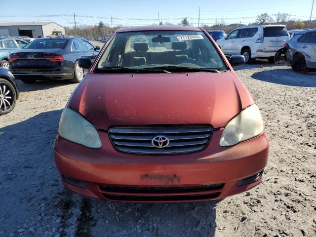 2T1BR32E74C283372 - 2004 TOYOTA COROLLA CE RED photo 5