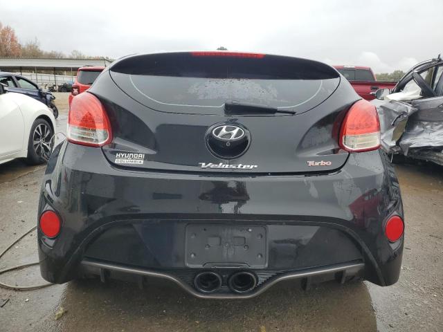 KMHTC6AE7EU186407 - 2014 HYUNDAI VELOSTER TURBO BLACK photo 6