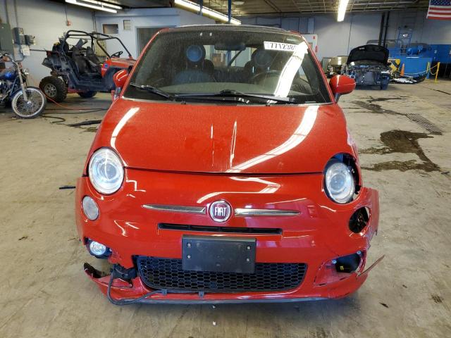 3C3CFFBR1FT509234 - 2015 FIAT 500 SPORT RED photo 5